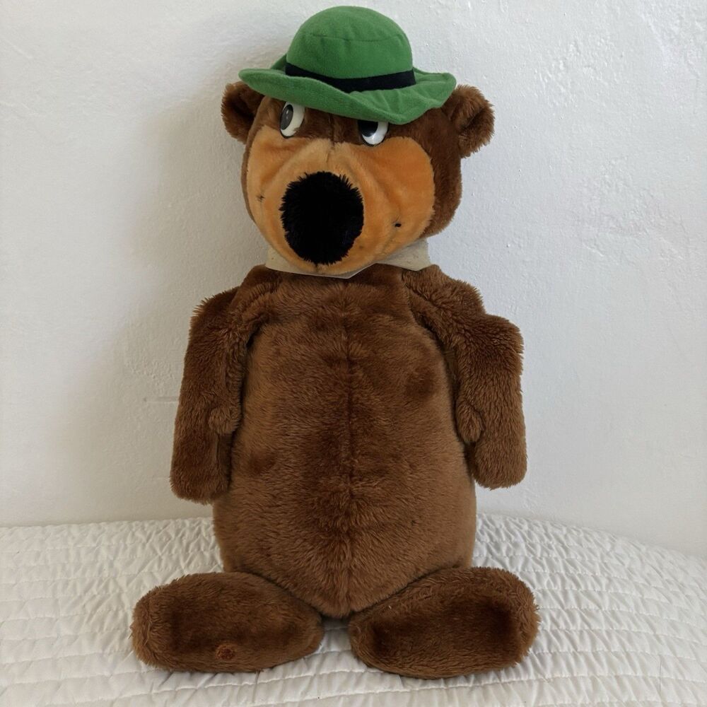 Vintage 1980 Hanna Barbera Yogi Bear 23” Plush Stuffed Animal
